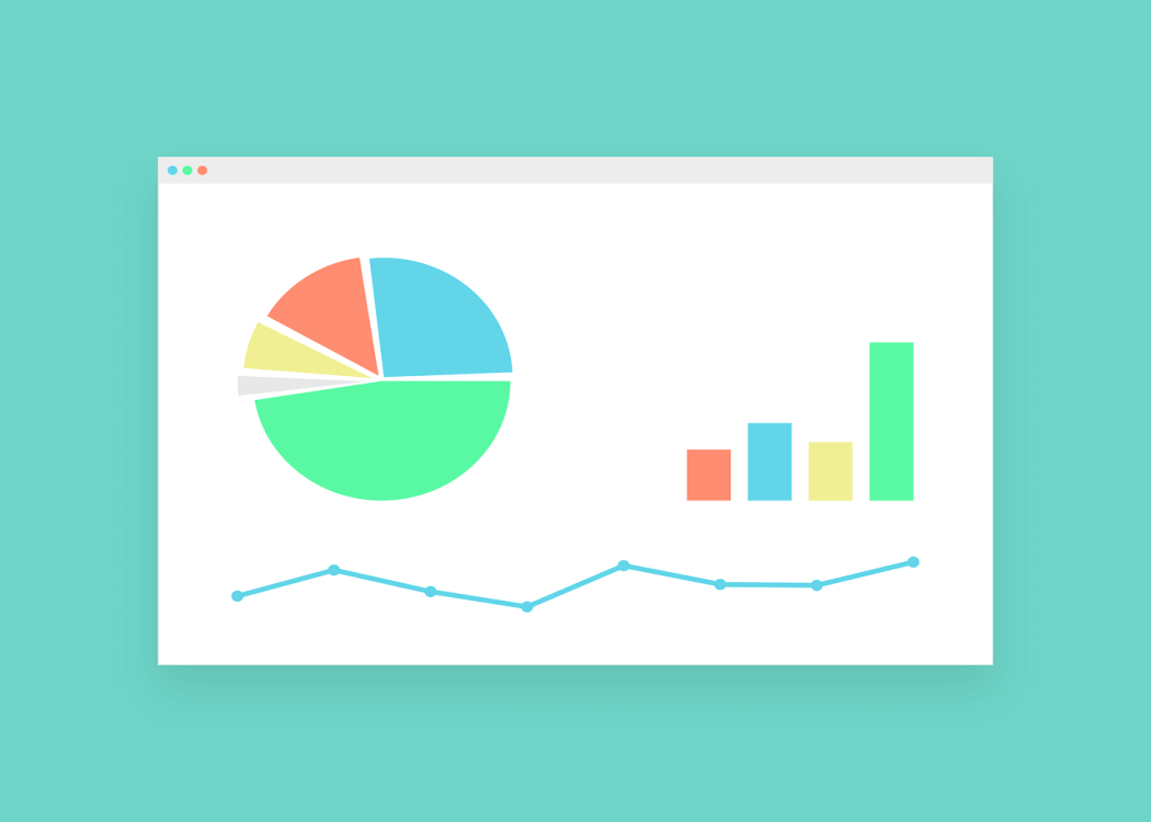 image of data analysis with piechart